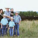 Jarrod Simpson family beef farm in Dent County, Missouri