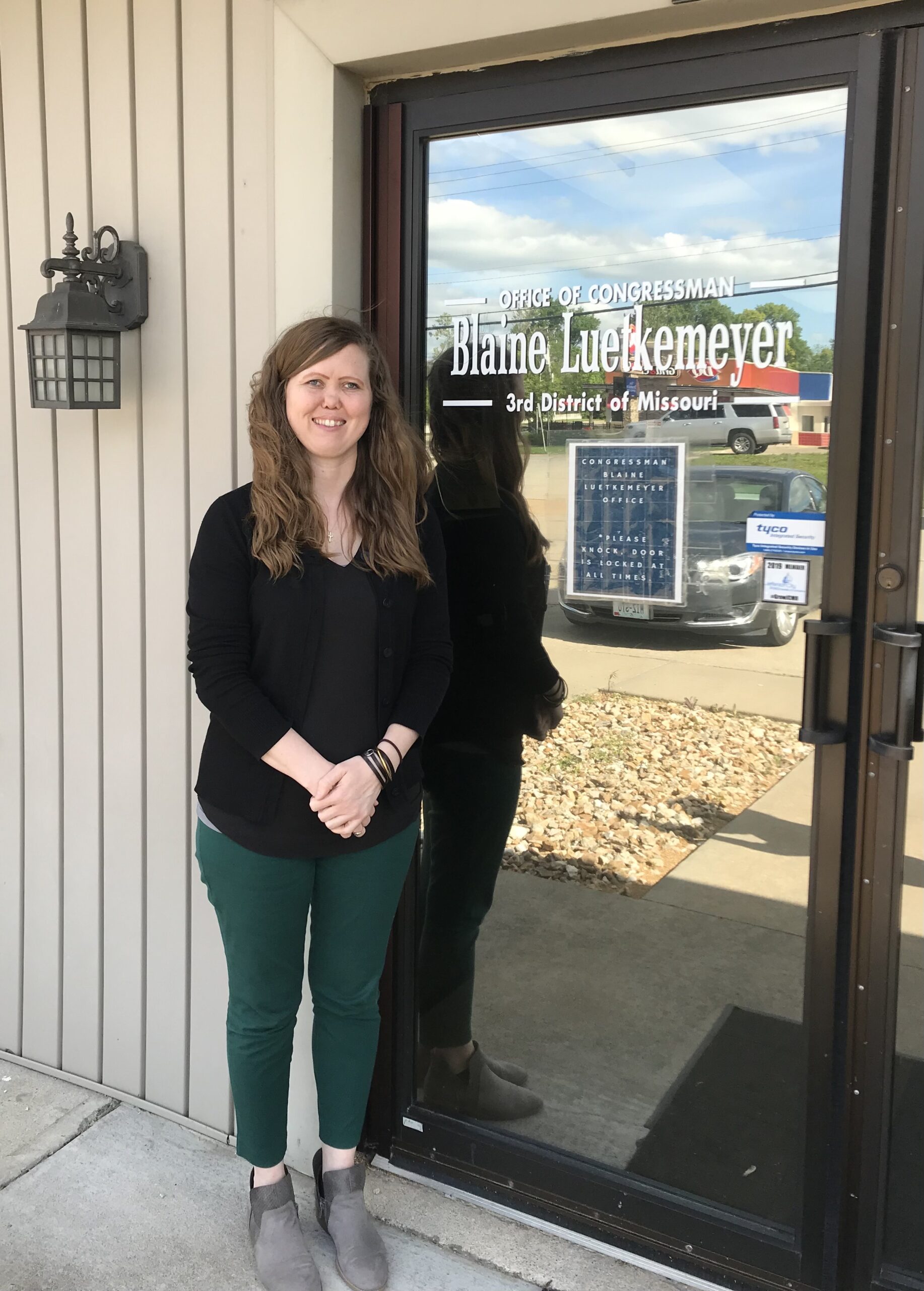 Laura worked as an Office Manager for Congressman Blaine Luetkemeyer Laura worked as an Office Manager for Congressman Blaine Luetkemeyer