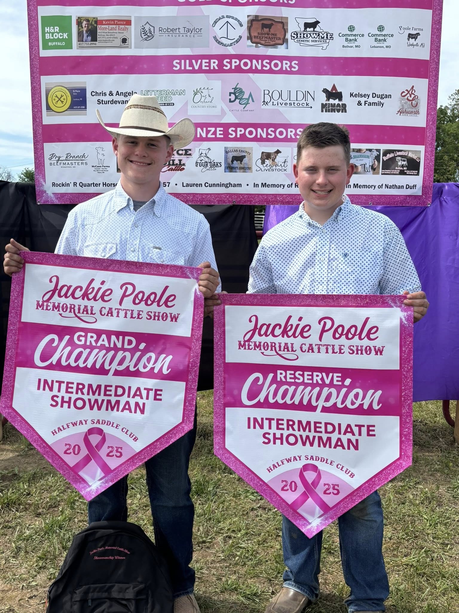Eli and Ethan taking top showman honors Eli and Ethan taking top showman honors