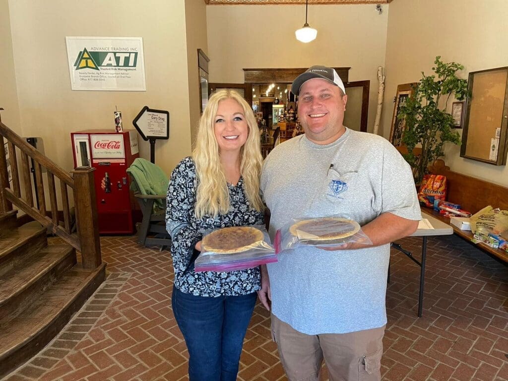 Breanne And Jordan Compete In The Pecan Festival Pie Contest